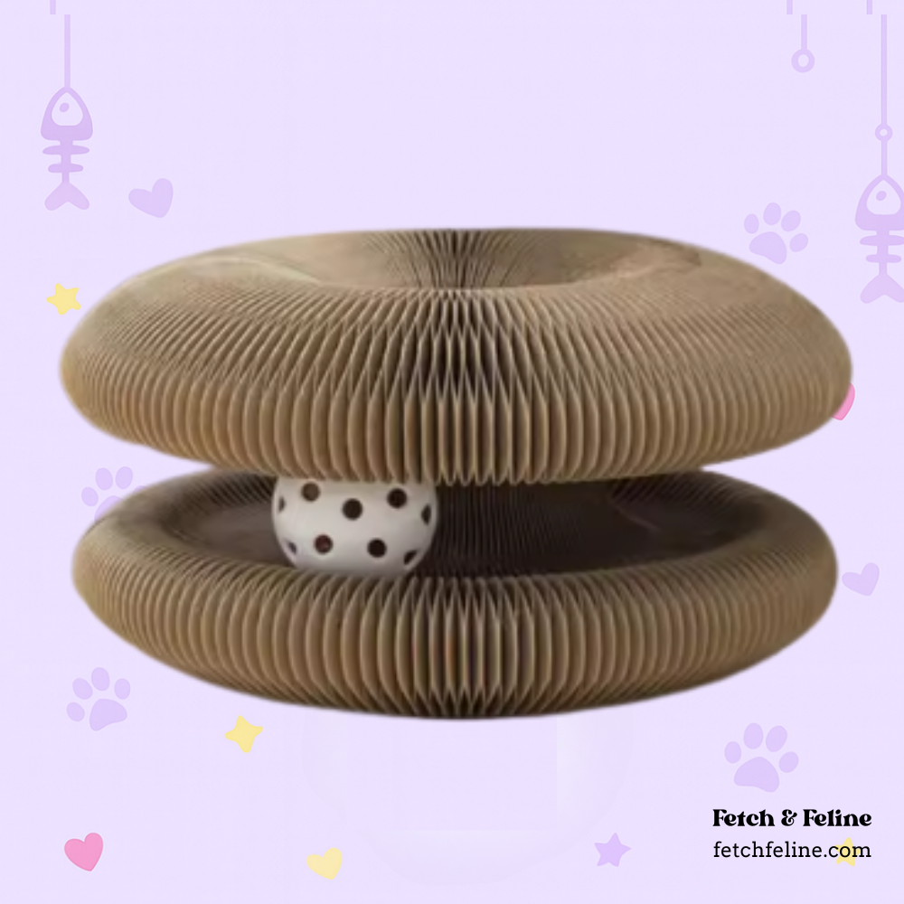 Durable Scratch Board Transformable Cat Toy Water Resistant - Fetch & Feline ™️