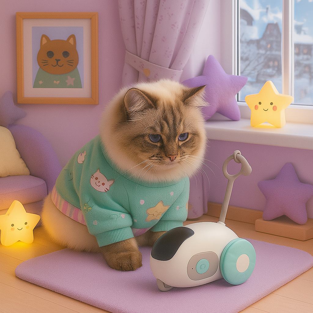 Remote Control Smart Cat Toy - Fetch & Feline™️