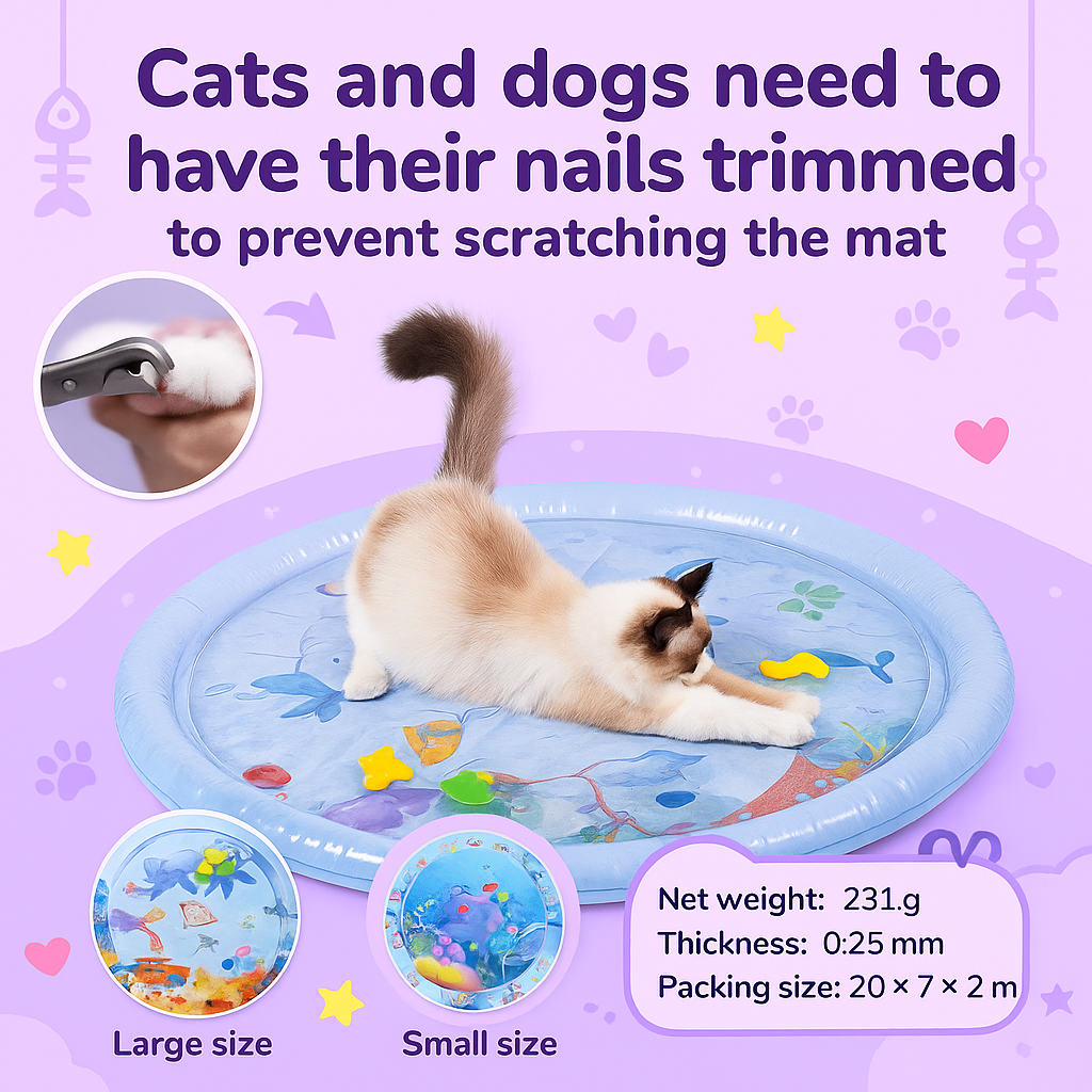 Summer Pet Nest Water Ice Cushion - Fetch & Feline™️