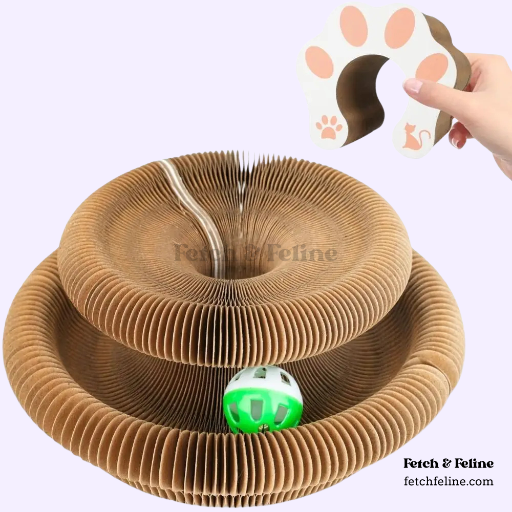 Durable Scratch Board Transformable Cat Toy Water Resistant - Fetch & Feline ™️