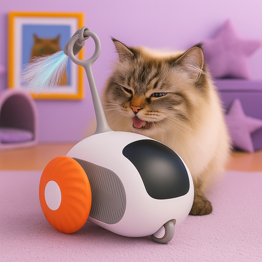 Remote Control Smart Cat Toy - Fetch & Feline™️
