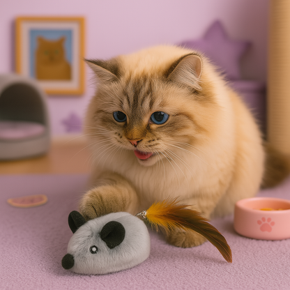 Smart Mouse Cat Toy 2025 - Fetch & Feline ™️