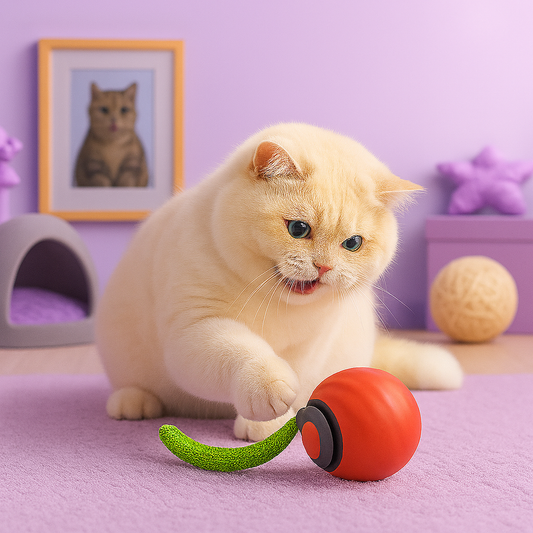 Automatic Balls with Tail Cat Toys 2025 - Fetch & Feline™️