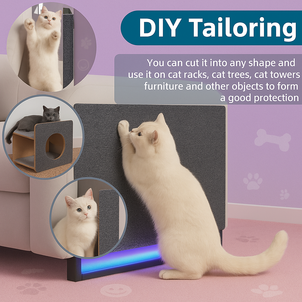Trimmable Scratching Mat - Fetch & Feline™️