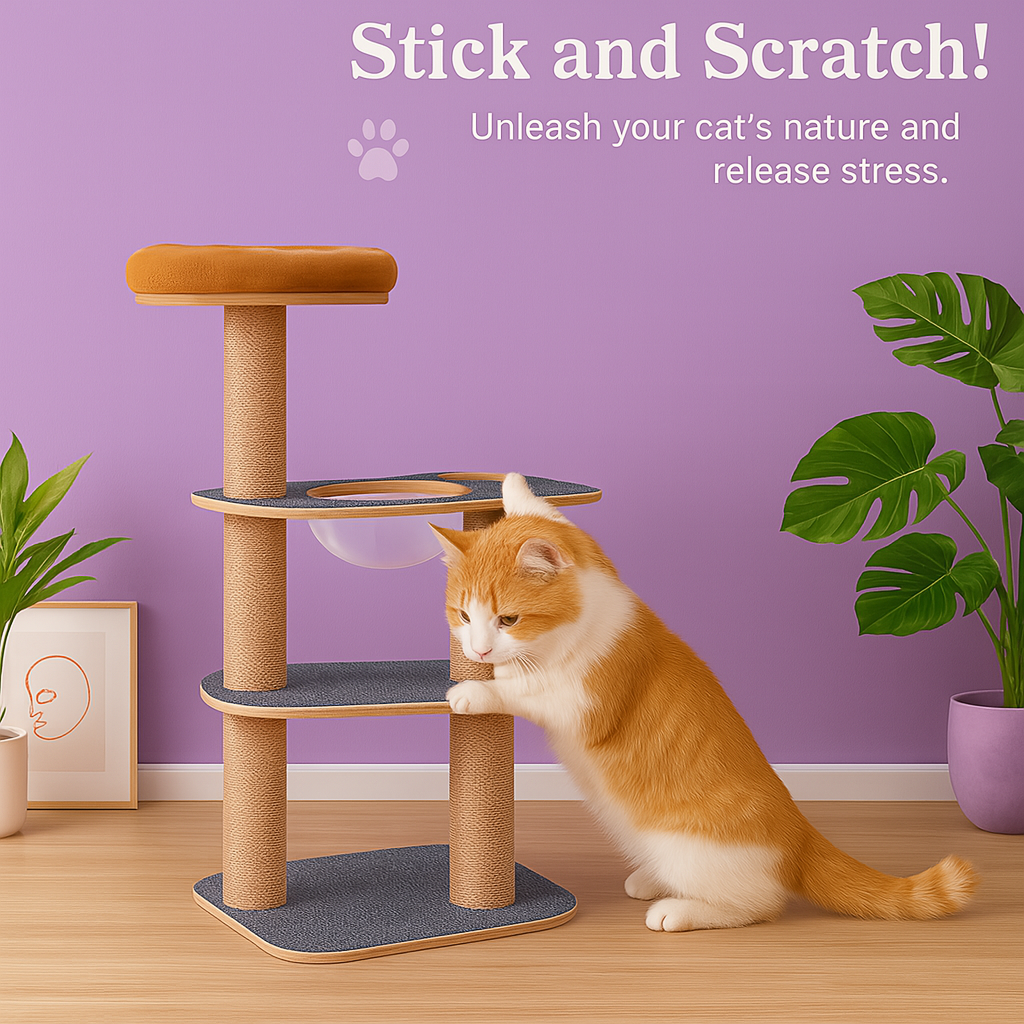 Trimmable Scratching Mat - Fetch & Feline™️