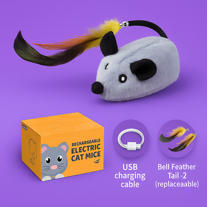Smart Mouse Cat Toy 2025 - Fetch & Feline ™️