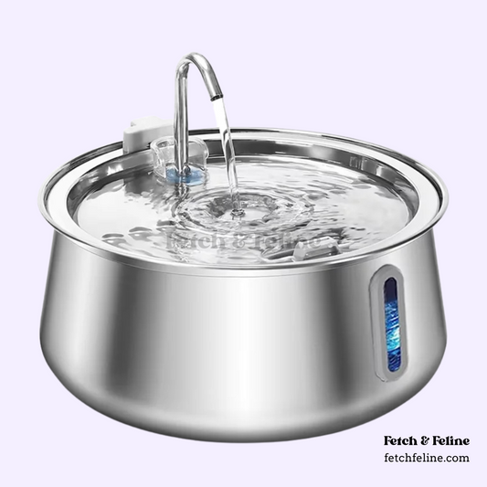Automatic Water Dispenser Stainless Steel 4L - Fetch & Feline™️