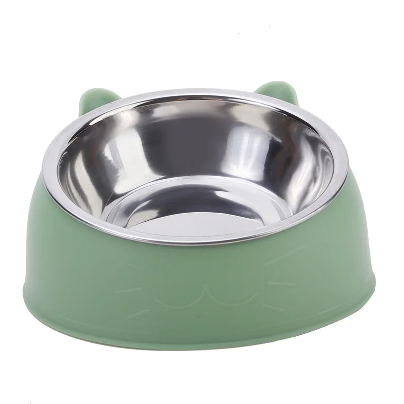 Premium Stainless Steel Bowls for Pet Feeding Drinking  - Fetch & Feline™️