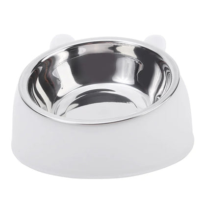 Premium Stainless Steel Bowls for Pet Feeding Drinking  - Fetch & Feline™️