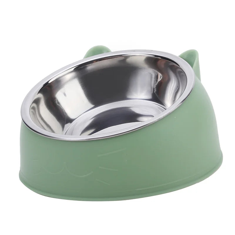 Premium Stainless Steel Bowls for Pet Feeding Drinking  - Fetch & Feline™️