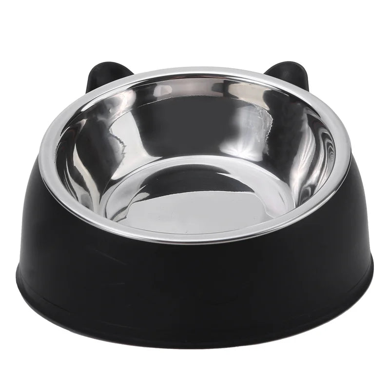 Premium Stainless Steel Bowls for Pet Feeding Drinking  - Fetch & Feline™️
