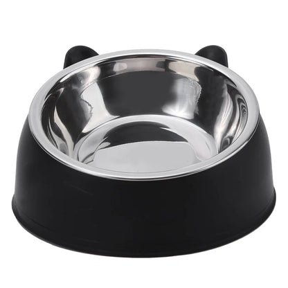 Premium Stainless Steel Bowls for Pet Feeding Drinking  - Fetch & Feline™️