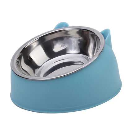 Premium Stainless Steel Bowls for Pet Feeding Drinking  - Fetch & Feline™️