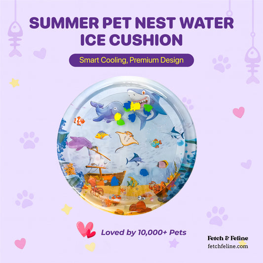 Summer Pet Nest Water Ice Cushion - Fetch & Feline™️